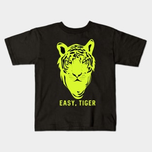 Easy Tiger Tiger's Face Graphic Kids T-Shirt